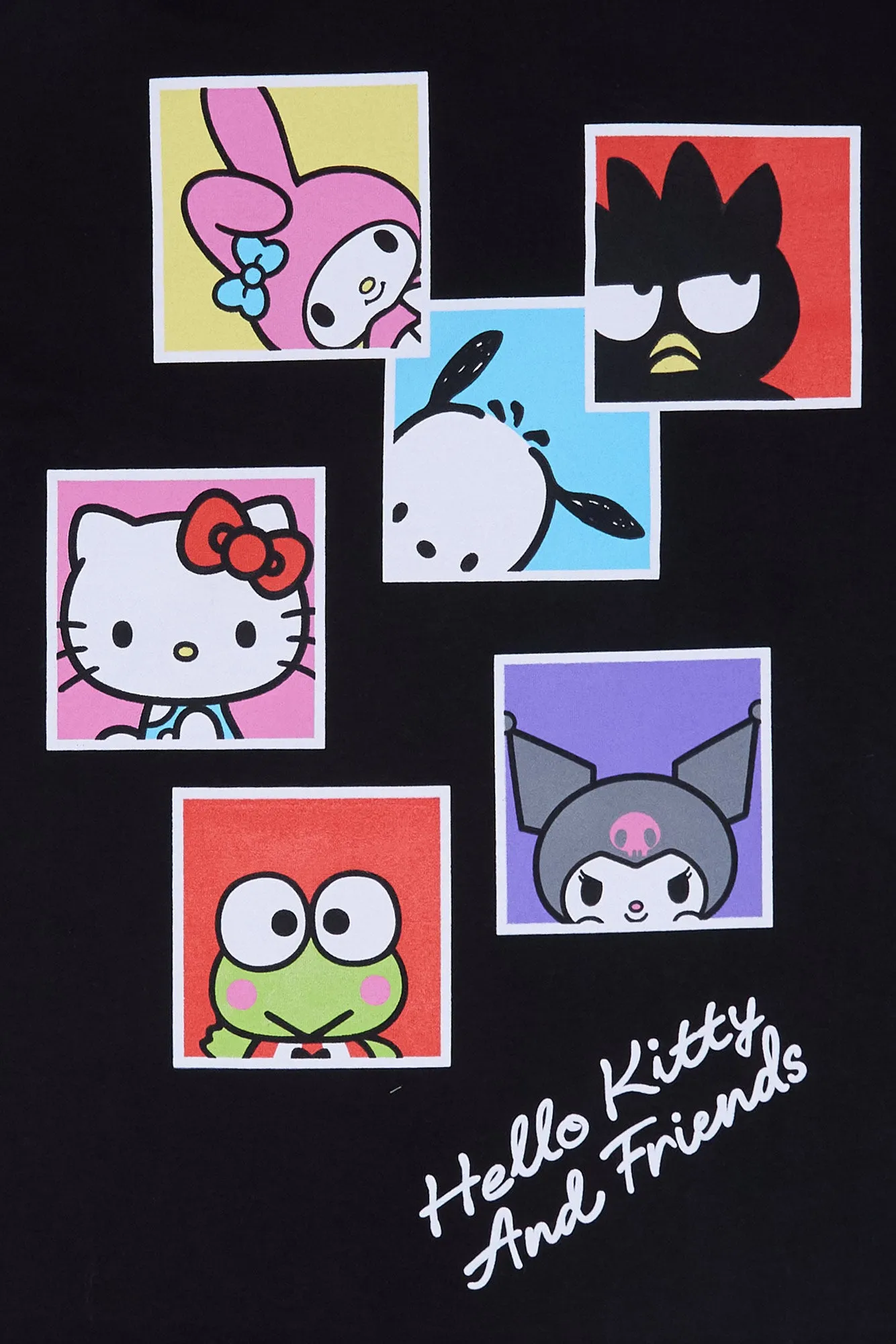 Hello Kitty And Friends  Graphic Relaxed Tee