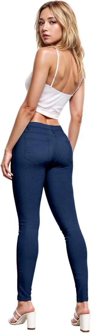 Hybrid & Company Womens Super Stretch Comfy Denim Skinny Jeans