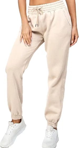 IUUI Women's High Waisted Sweatpants Fleece Joggers Pockets Cotton Lounge Athletic Baggy Pants