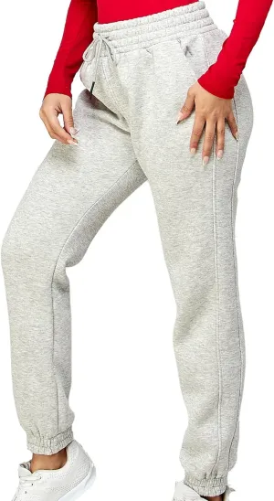 IUUI Women's High Waisted Sweatpants Fleece Joggers Pockets Cotton Lounge Athletic Baggy Pants