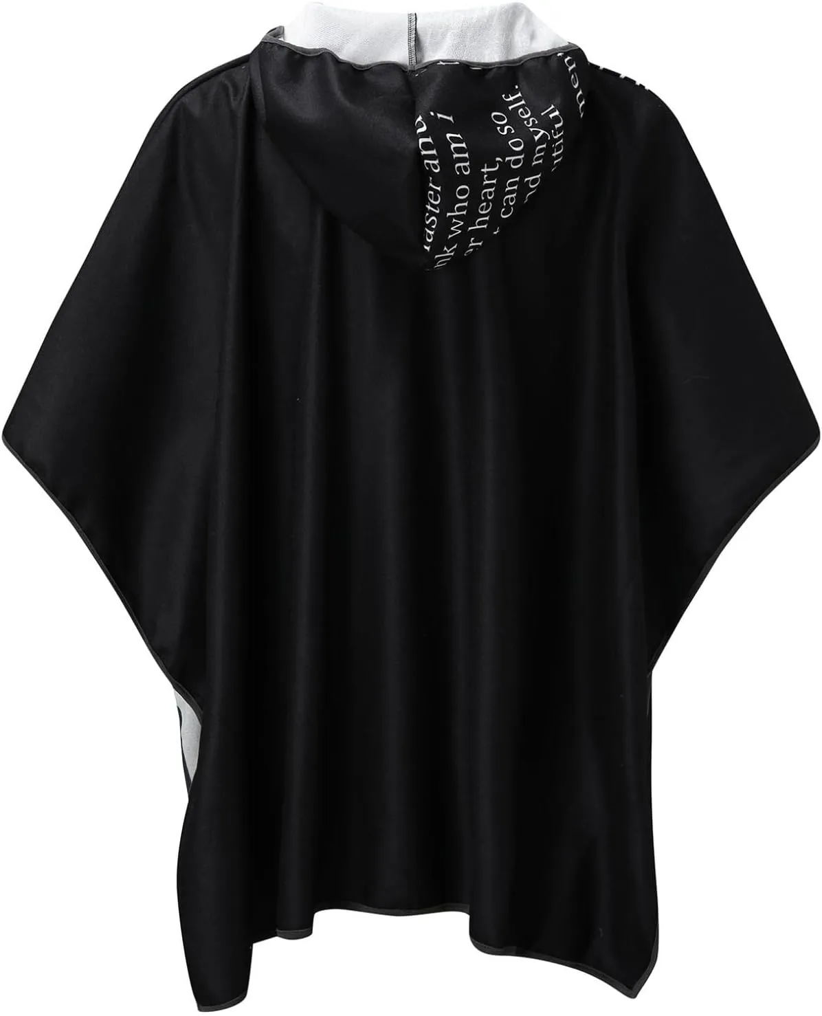 Kingspinner Men's Steampunk Gothic Hooded Fashion Poncho Comfortable Home Clothes House Coat Men Wool Alpaca Poncho Hooded