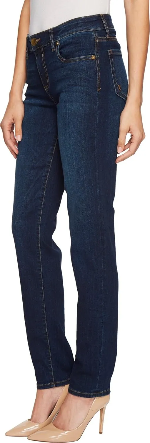 KUT from the Kloth Diana Skinny Jeans - Jeans for Women - Cotton Blend Fabric - Contrast Topstitching