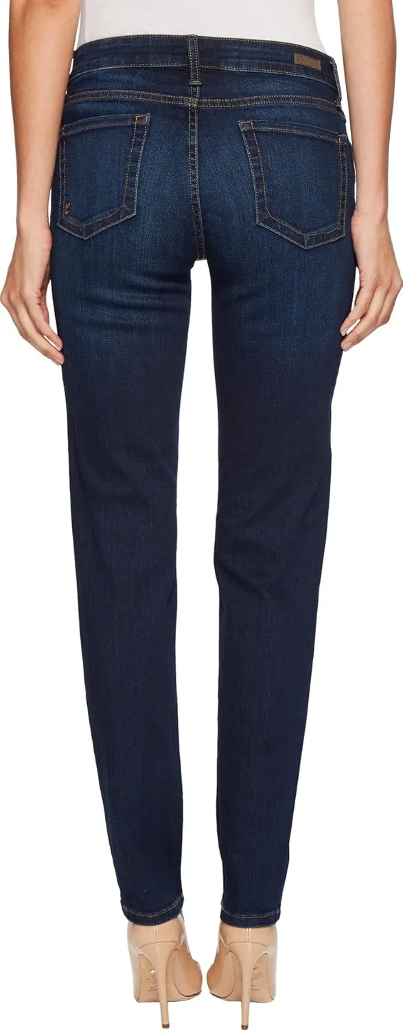KUT from the Kloth Diana Skinny Jeans - Jeans for Women - Cotton Blend Fabric - Contrast Topstitching