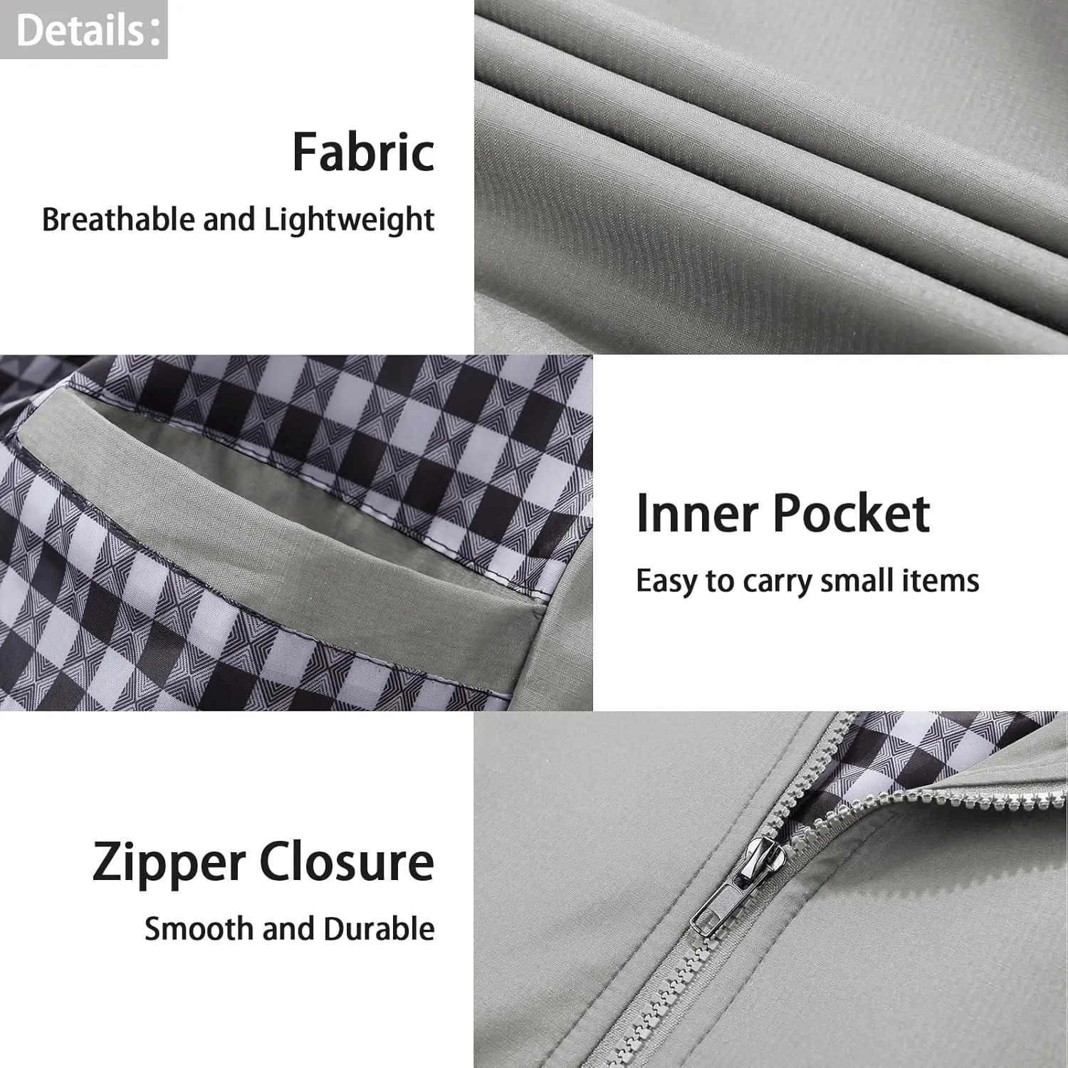 Lamgool Mens Lightweight Jackets Light Windbreaker Casual Flight Jackets Spring Fall Active Coat Outwear