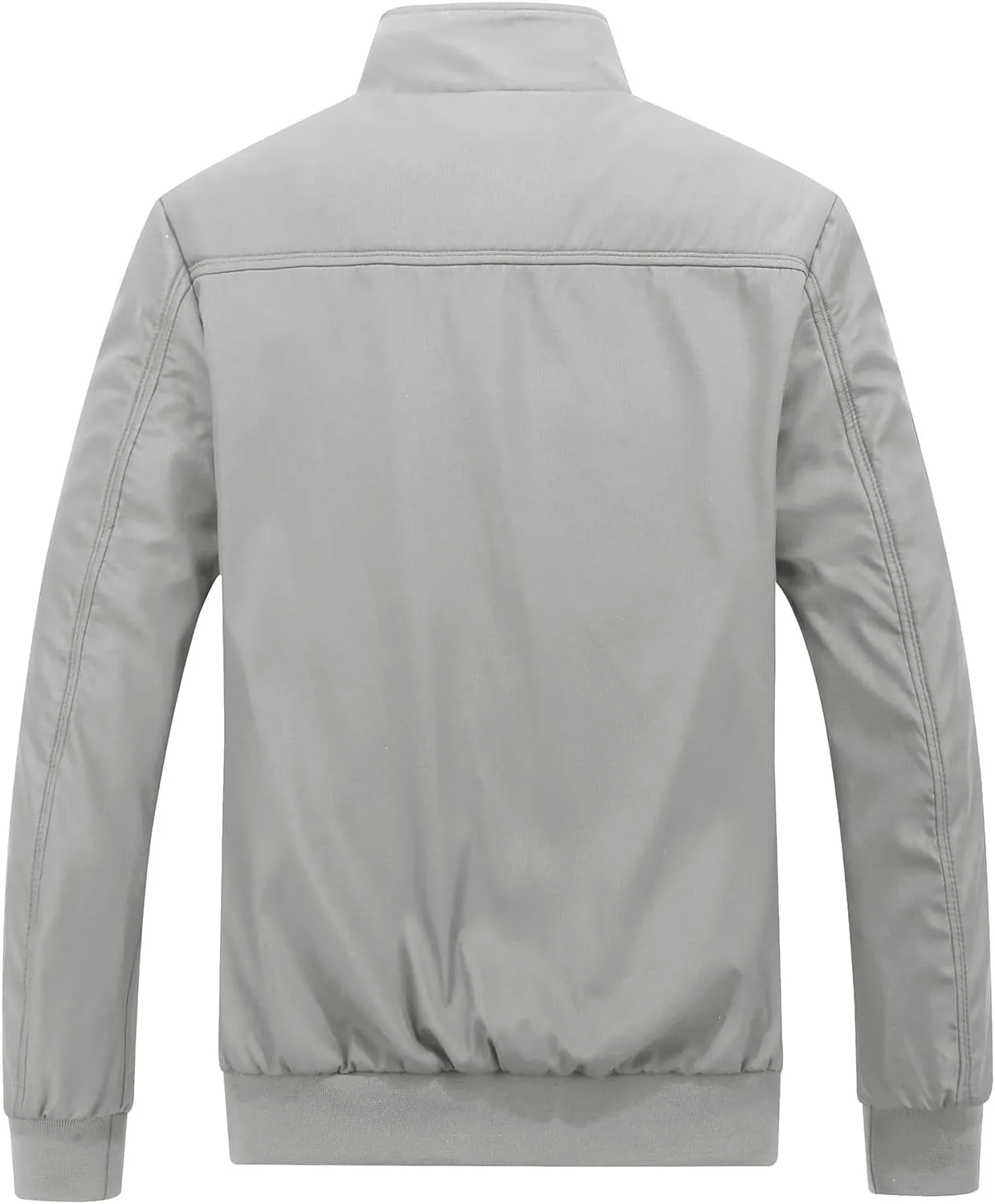 Lamgool Mens Lightweight Jackets Light Windbreaker Casual Flight Jackets Spring Fall Active Coat Outwear