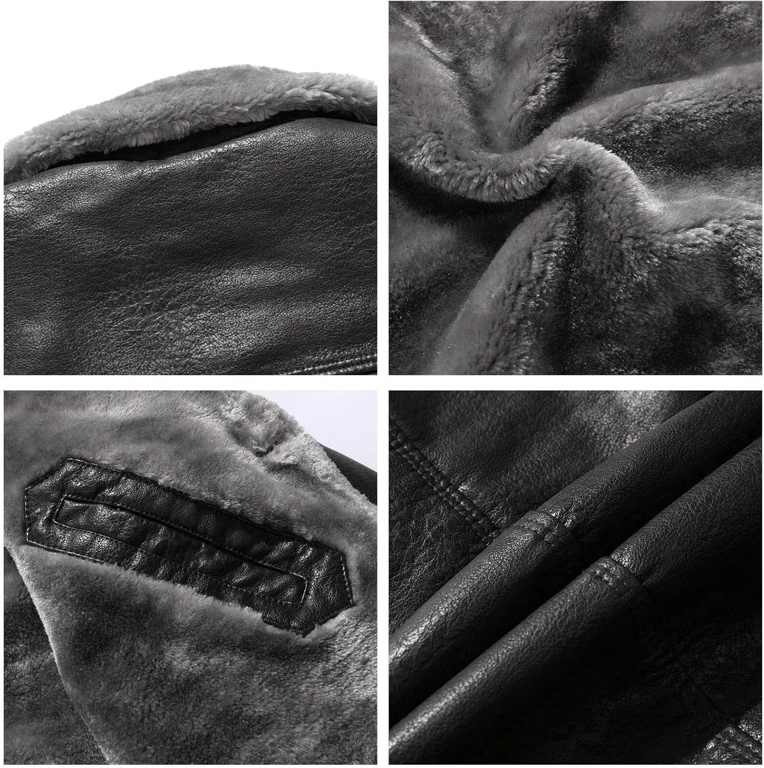 LCMTWX Men's Winter Thickened Warm Coats Stand Collar Knitted Splice Sweater Coat Casual Cardigan Stylish Mens Winter