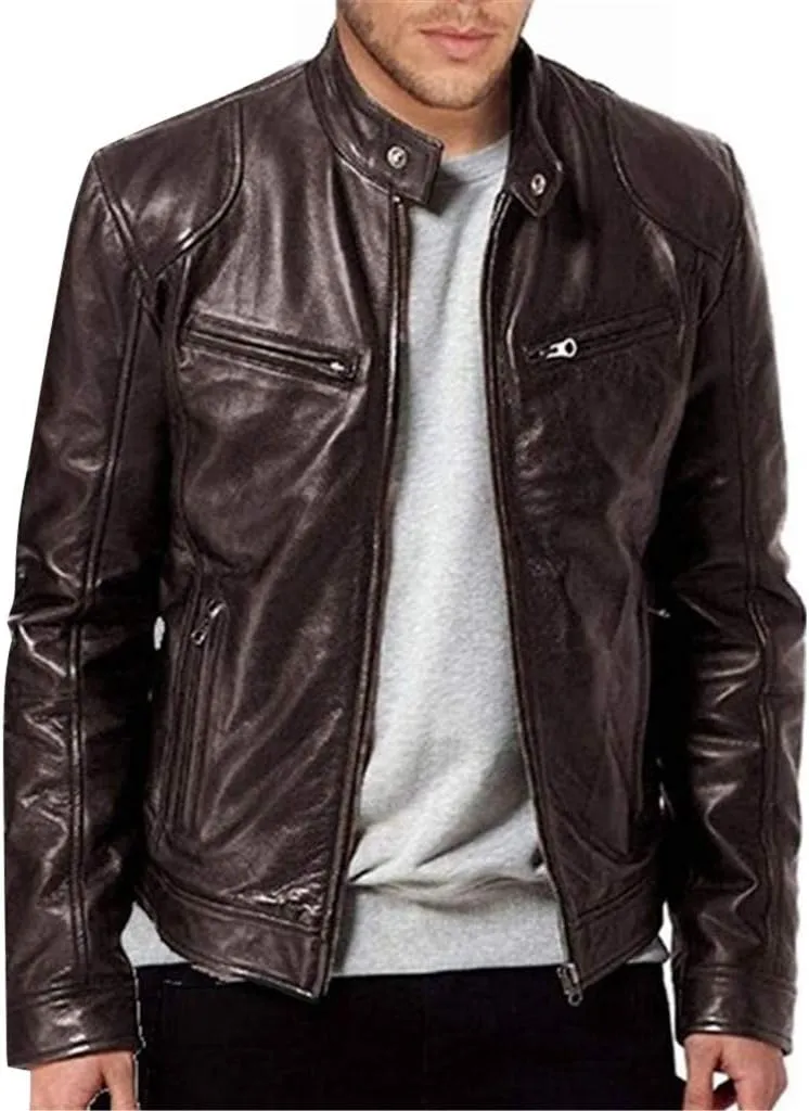 LCMTWX Men's Winter Thickened Warm Coats Stand Collar Knitted Splice Sweater Coat Casual Cardigan Stylish Mens Winter