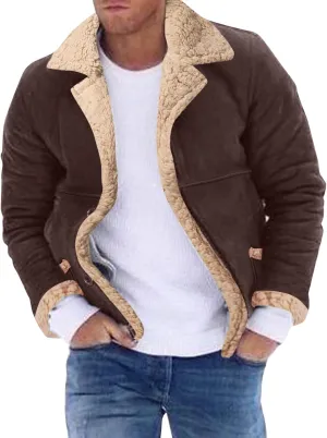 LCMTWX Winter Jackets for Men Jacket Stand Collar Knitted Splice Sweater Coat Casual Cardigan Stylish Outwear Winter