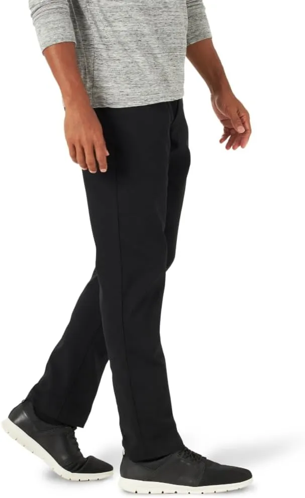Lee Men's Extreme Motion Flat Front Relaxed Taper Pant