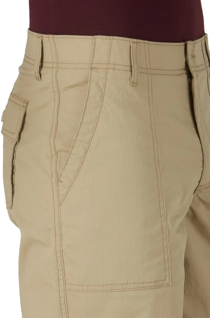 Lee Men's Extreme Motion Relaxed Fit Utility Flat Front Short