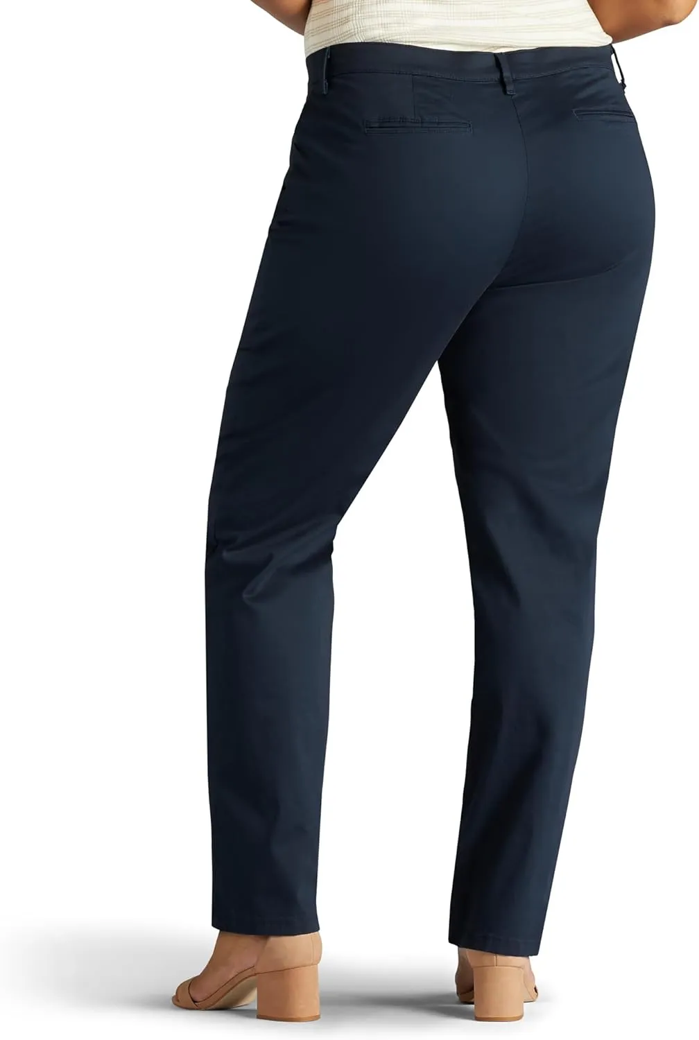 Lee Women's Plus Size Relaxed Fit All Day Straight Leg Pant