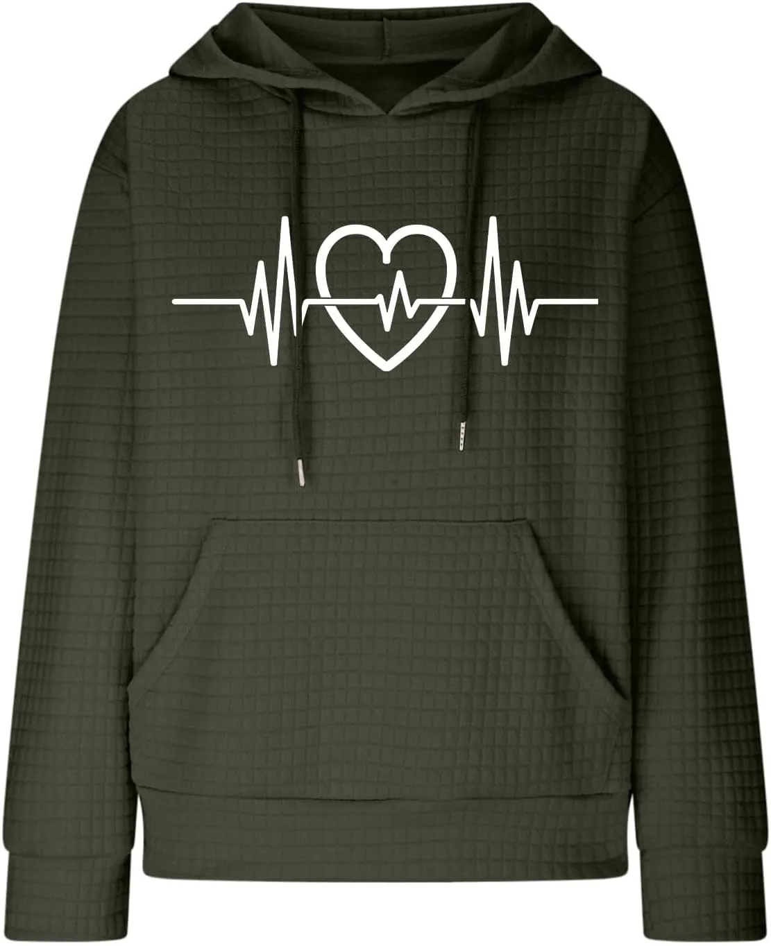 Long Sleeve Printed Oversized Hoodies Sweatshirts for Women Winter Crew Neck Long Sleeve Pullover Teen Tops Clothes