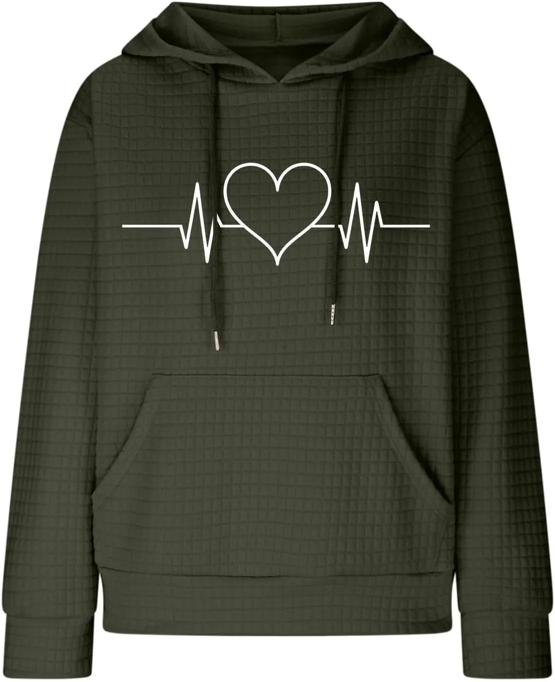 Long Sleeve Printed Oversized Hoodies Sweatshirts for Women Winter Crew Neck Long Sleeve Pullover Teen Tops Clothes
