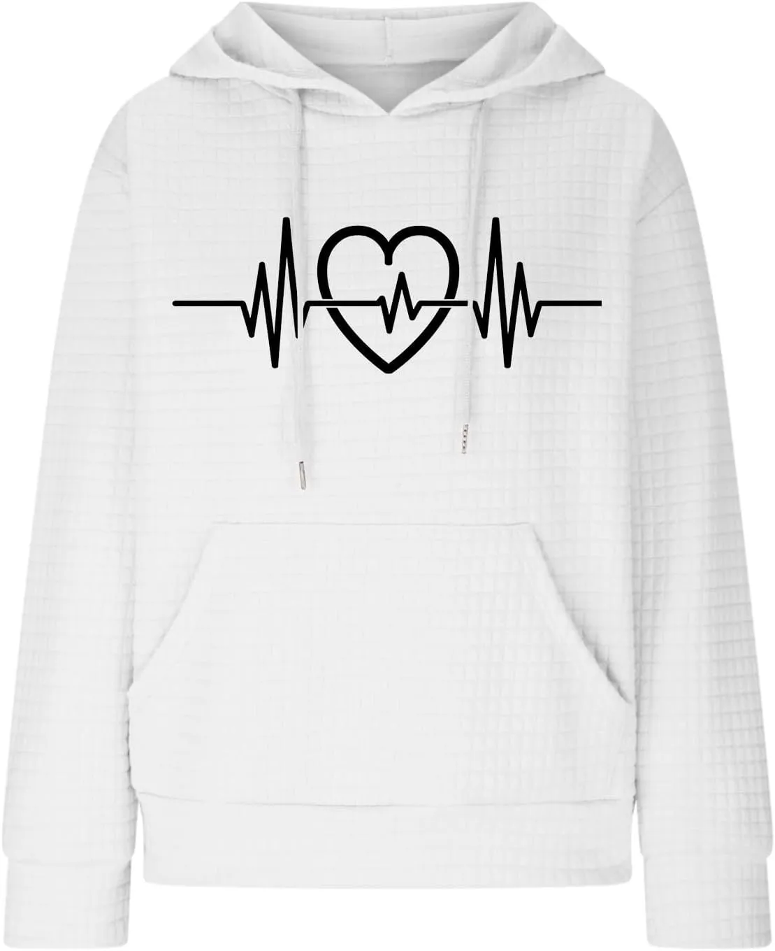 Long Sleeve Printed Oversized Hoodies Sweatshirts for Women Winter Crew Neck Long Sleeve Pullover Teen Tops Clothes