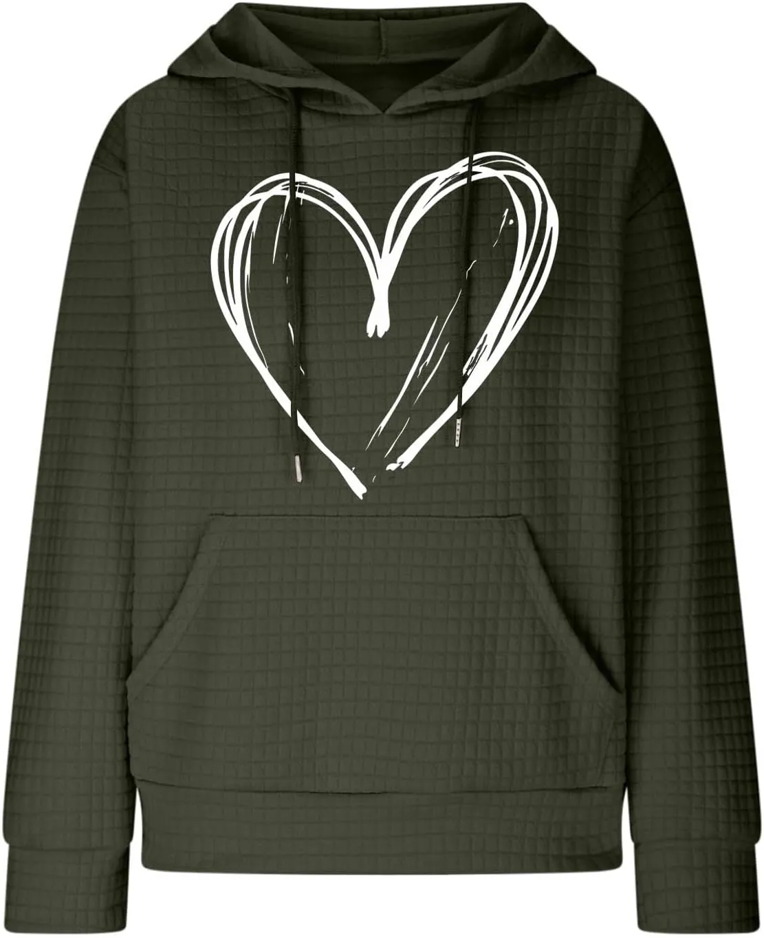 Long Sleeve Printed Oversized Hoodies Sweatshirts for Women Winter Crew Neck Long Sleeve Pullover Teen Tops Clothes