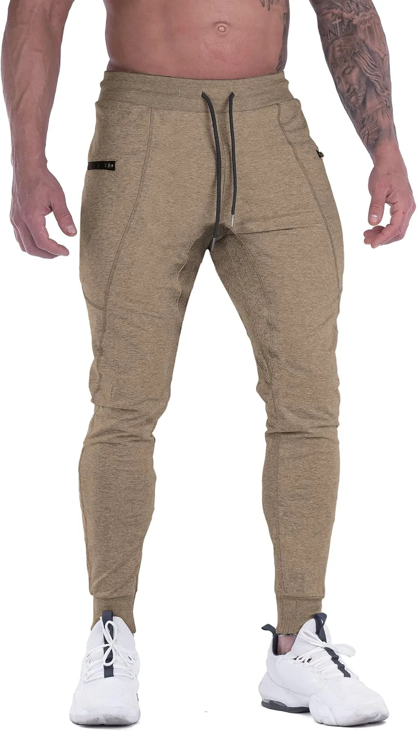 MAIKANONG Mens Slim Joggers Tapered Sweatpants Gym Workout Pants for Running Athletic Casual