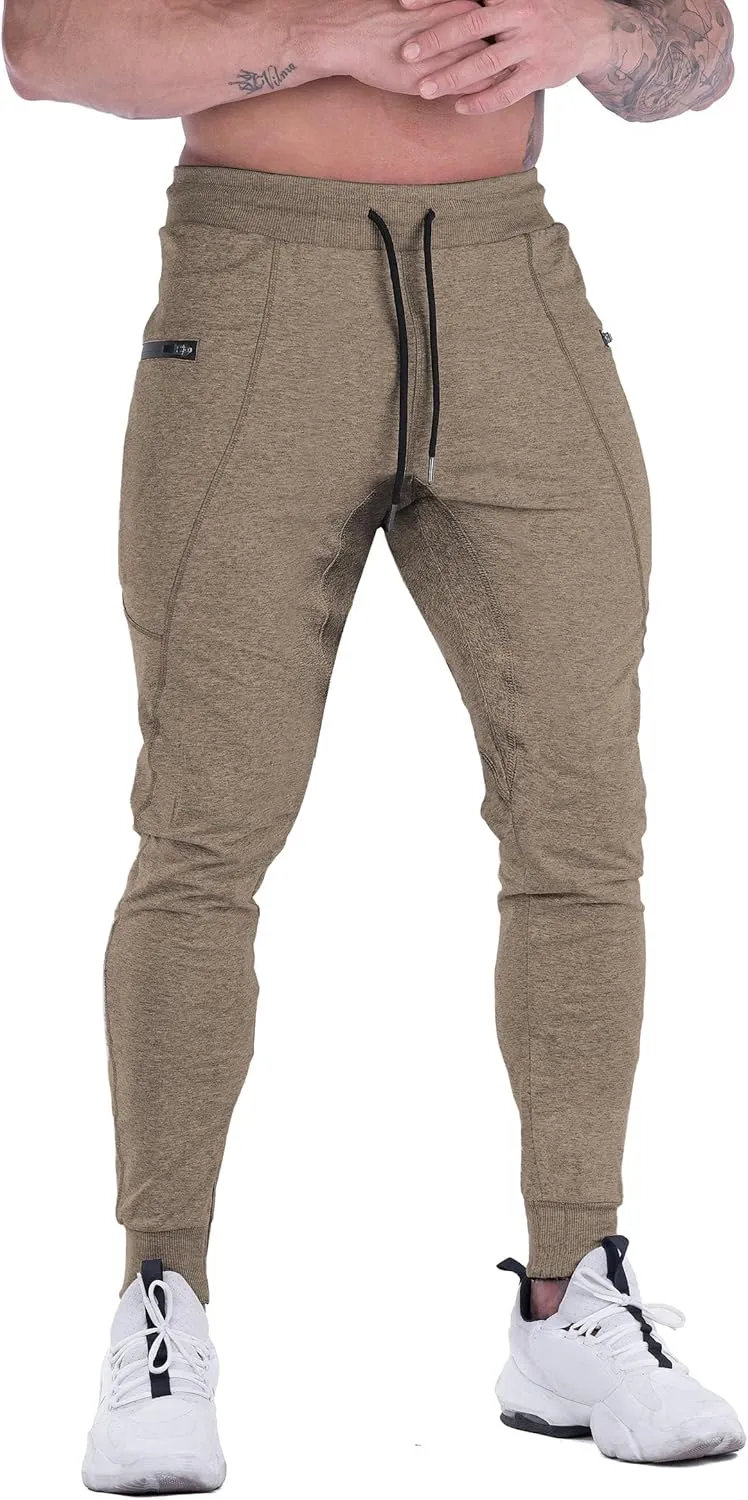 MAIKANONG Mens Slim Joggers Tapered Sweatpants Gym Workout Pants for Running Athletic Casual