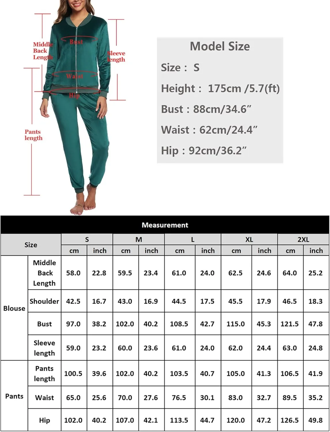 Marvmys Women's Velour Tracksuit Full Zip Up Sweatsuits Set 2 Piece Outfits Jogger Set
