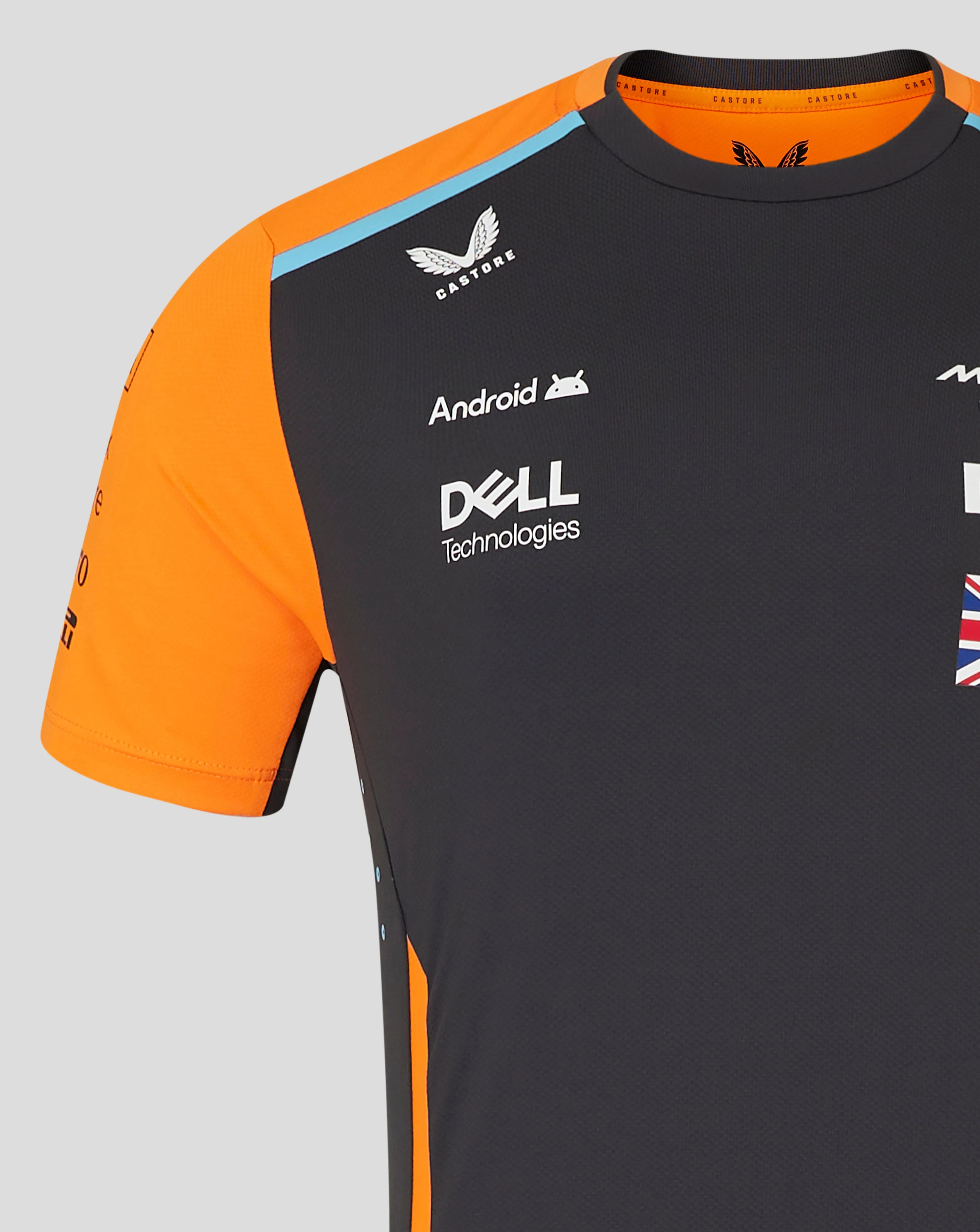 McLaren F1 2024 Men's Lando Norris Team T-Shirt - Papaya/Phantom