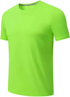 Mens Workout Shirt Loose Fit Quick Dry Moisture Wicking Short Sleeve Athletic T-Shirts Casual Lightweight Gym Tee Top