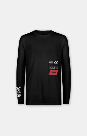 Merino Enzo Long Sleeve Tee - Men's BLACK