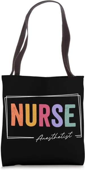 Nurse Anesthetist Job Hospital Doc Doctor Health Support Tote Bag