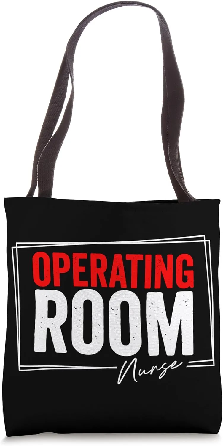 Operating Room Nurse Hospital Support Doc Doctor Best Job Tote Bag