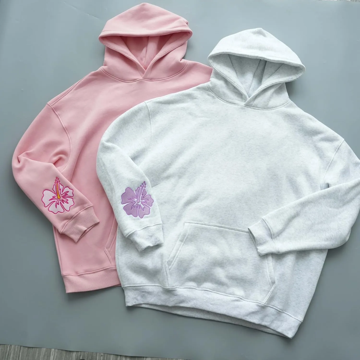Oversized Graphic Hoodies for Teen Girl Women Cute Y2k Letter Flower Pullover Tops Aesthetic Preppy Sweatshirts