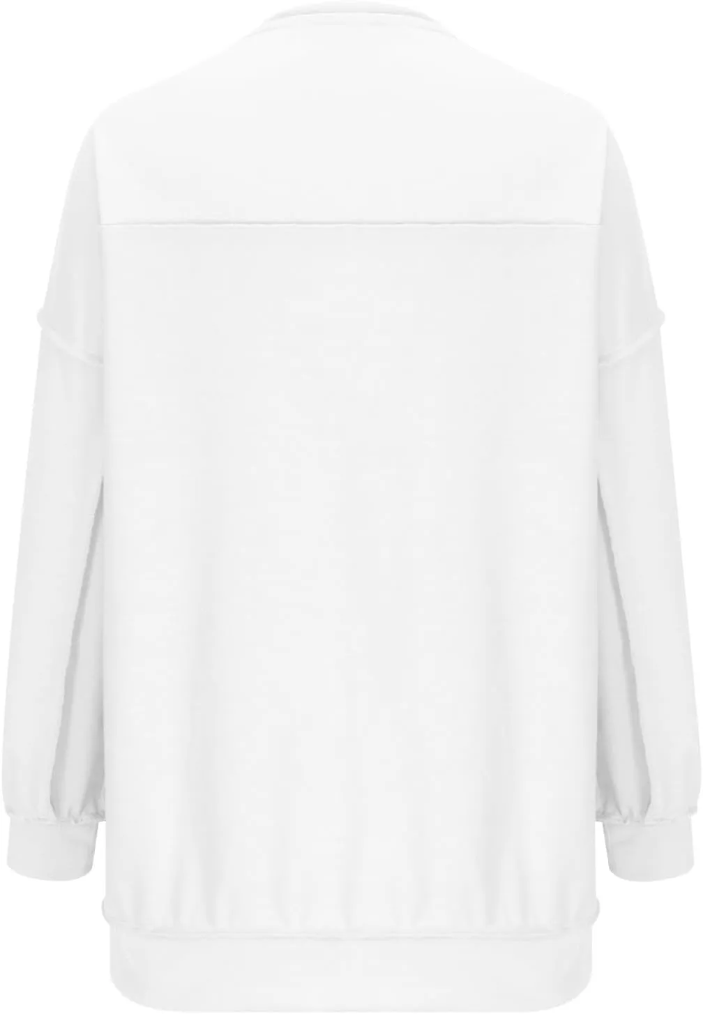 Oversized Women Sweatshirt Button Collared Casual Hoodies Soild Lightweight Pullover Tops Fall Fashion Clothes