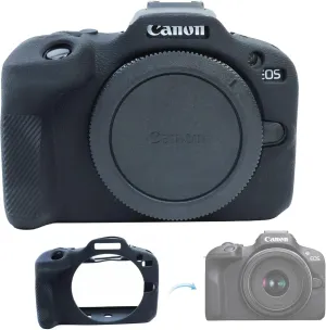 PCTC Silicone Case for Canon EOS R100 Camera,Accessories Compatible for Canon EOS R100, Anti-Scratch Case for EOS R100 Camera(Black)