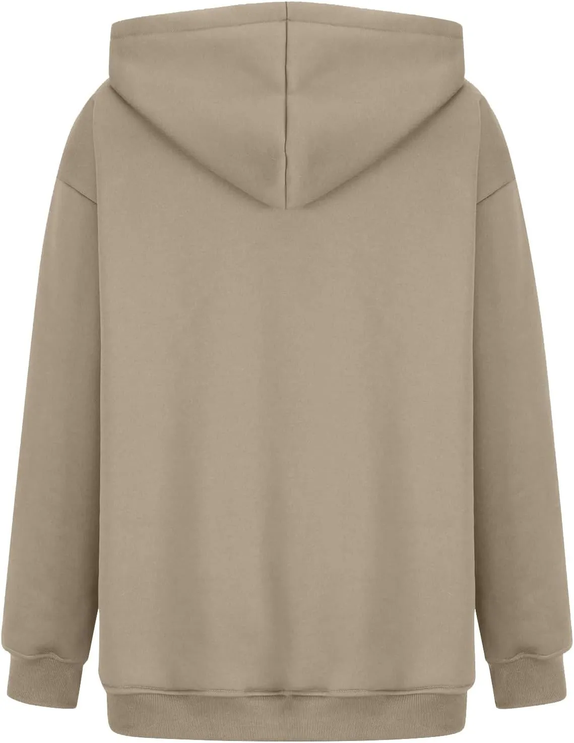 PETYCZEN Womens Hoodies Oversized Long Sleeve Drop Shoulder Hooded Sweatshirt Casual Fleece Sweaters Drawstring Pullover Tops