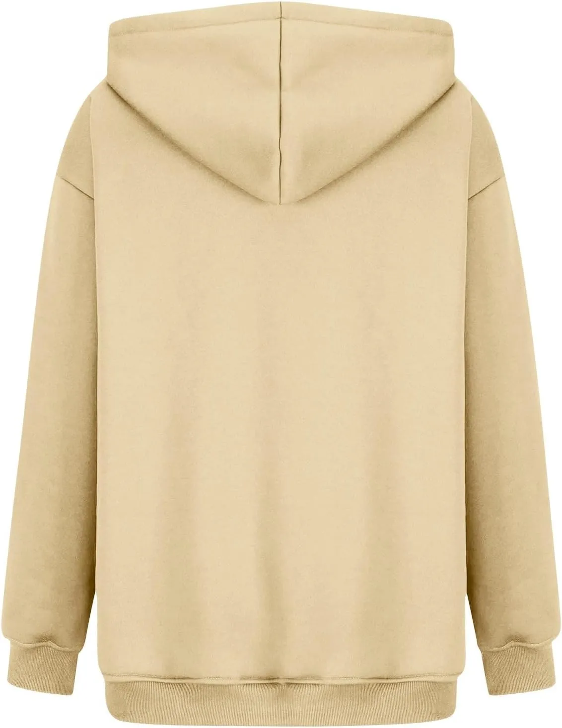 PETYCZEN Womens Hoodies Oversized Long Sleeve Drop Shoulder Hooded Sweatshirt Casual Fleece Sweaters Drawstring Pullover Tops