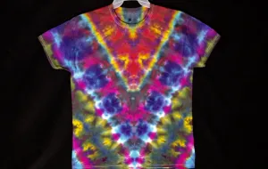 Reg. cotton T shirt L  #2909 Mandala design  $80
