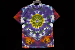 Reg. cotton T shirt Large #2913 Mandala design $80