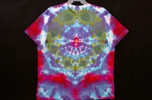 Reg. Cotton T shirt  XXL #3171 Mandala design $80