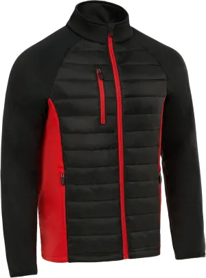 Royal & Awesome Men's Hybrid Quilted Golf Jacket, Men's Golf Outerwear, Stylish Quilted Jacket for Golfing Enthusiasts