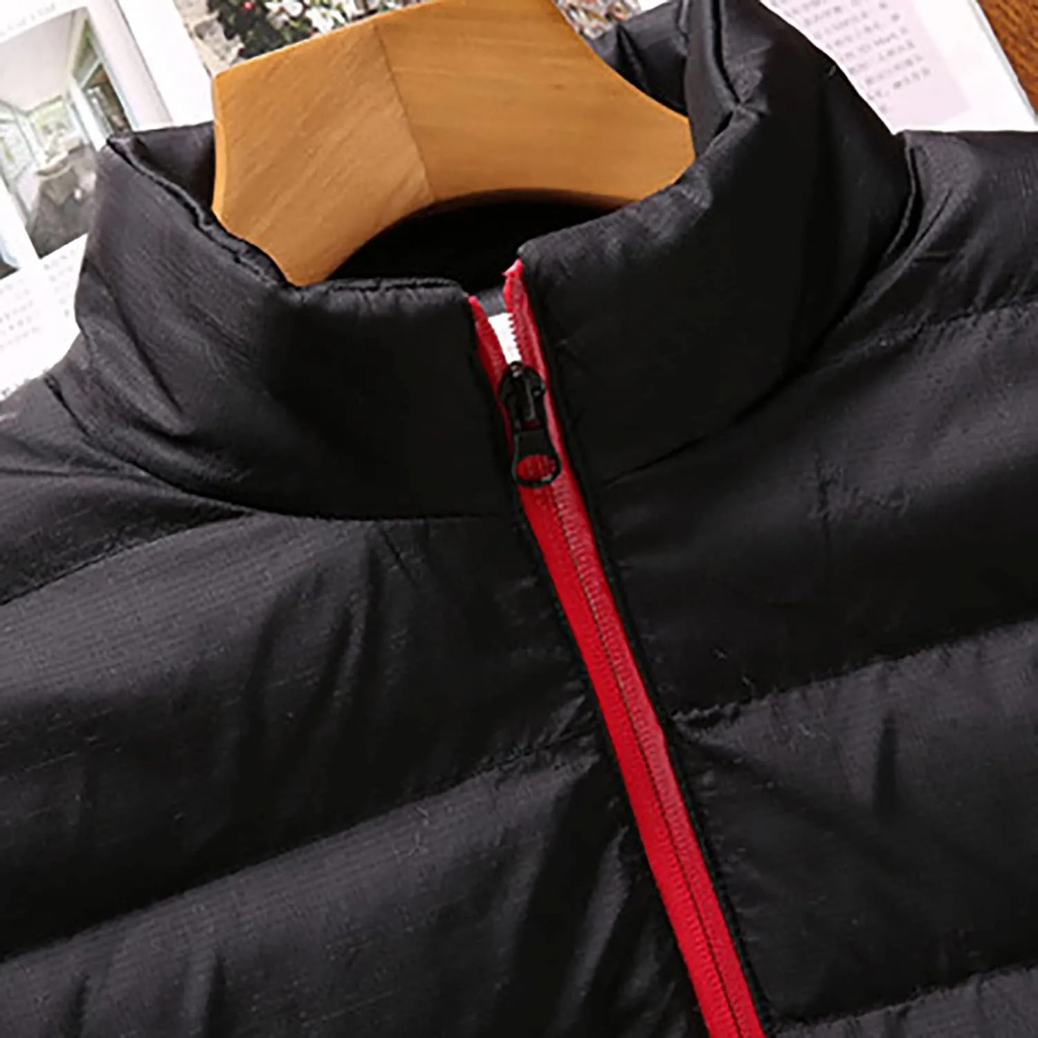 RTRDE Casual Jackets Lightweight Windbreaker Bomber Jacket Casual Zip Up Coats Outwear With Pockets, L-5XL