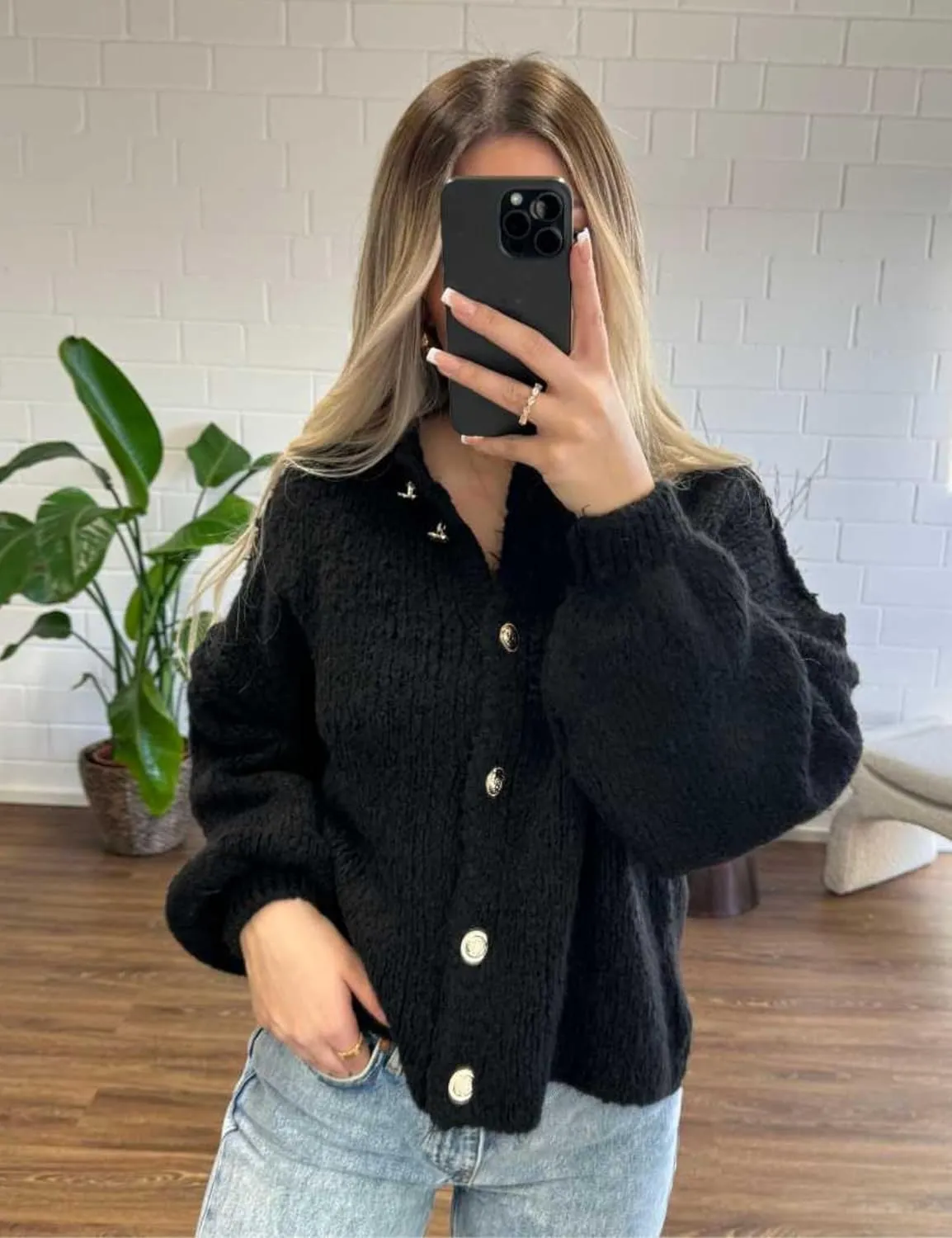 SeekMe Womens Cardigan Sweaters Casual Lightweight Long Sleeve Button Up Knit Oversized 2024 Fall Outwear