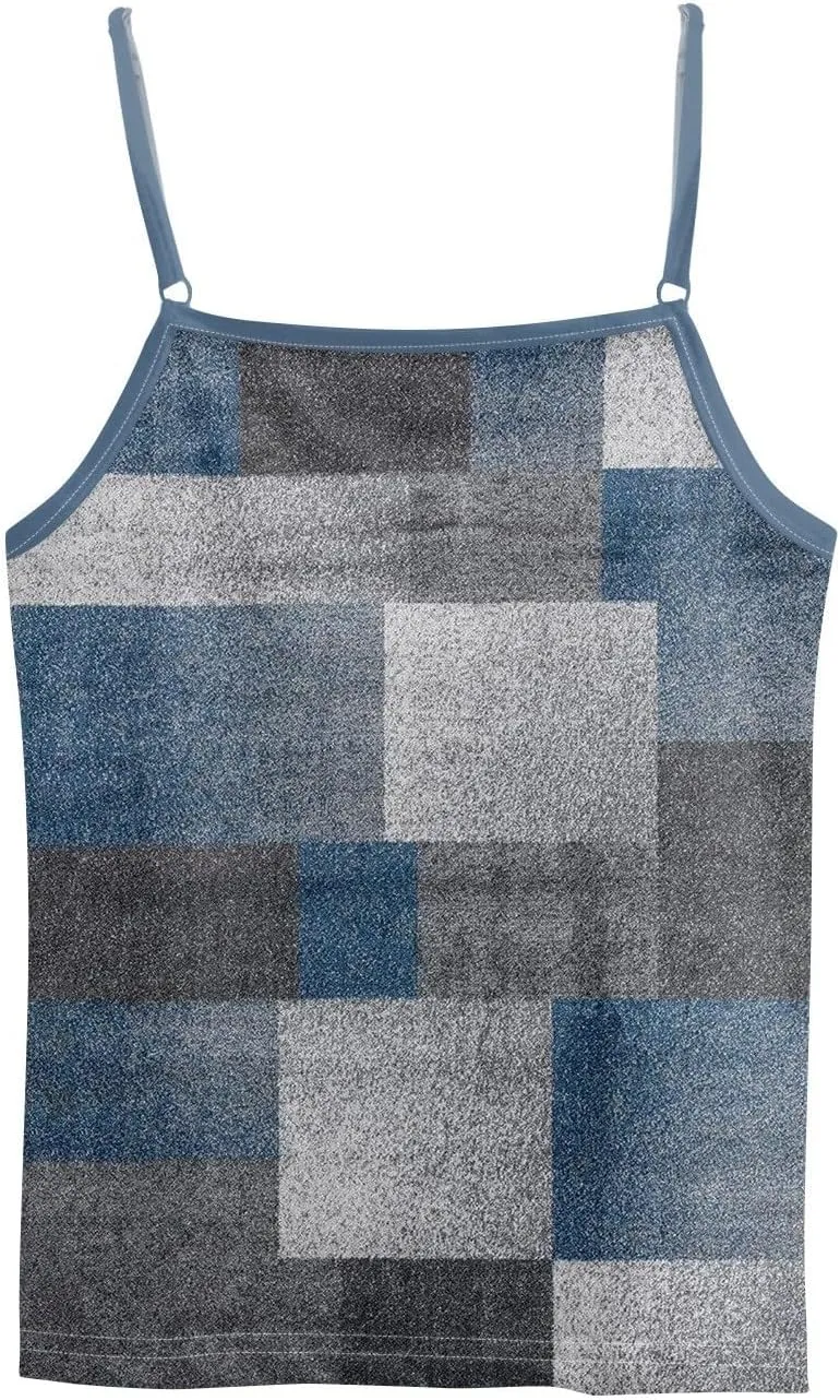 Sexy Tops for Women Casual Camisole Tops Sleeveless T-Shirts Tank Tops Adjustable Spaghetti Strap Tank Cami Shirt