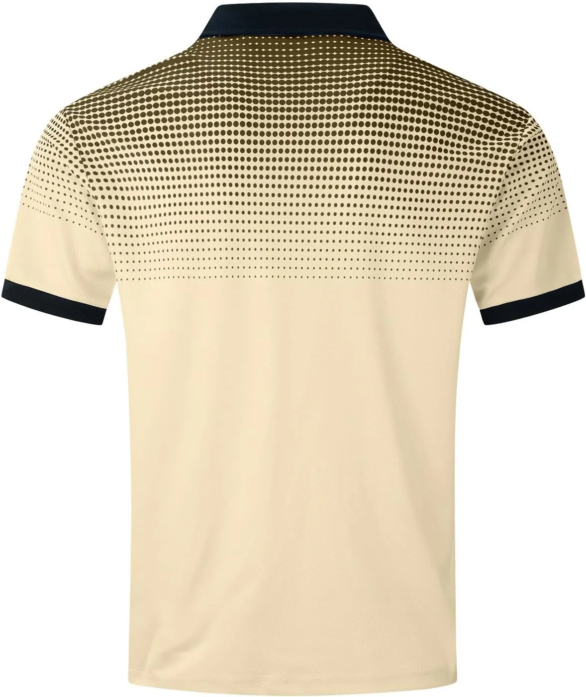 Shirts for Men Summer Short Sleeve Golf Shirts Lightweight Quick-Dry Athletic T Shirts Lapel Button Vacation Tees