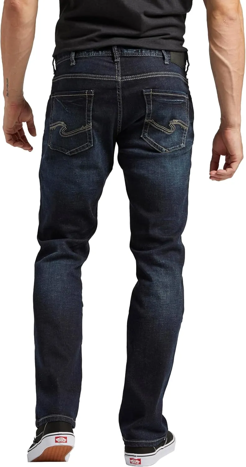 Silver Jeans Co. Men's Allan Slim Fit Straight Leg Jeans