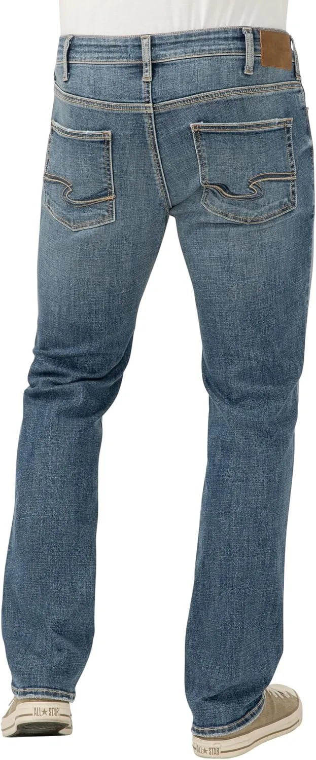 Silver Jeans Co. Men's Allan Slim Fit Straight Leg Jeans