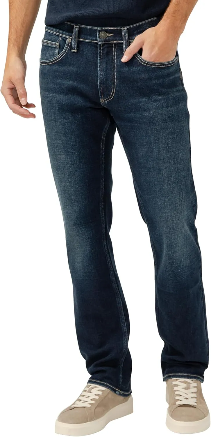 Silver Jeans Co. Men's Allan Slim Fit Straight Leg Jeans