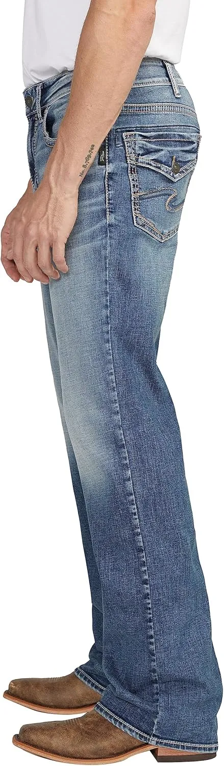 Silver Jeans Co. Men's Zac Relaxed Fit Straight Leg Jeans