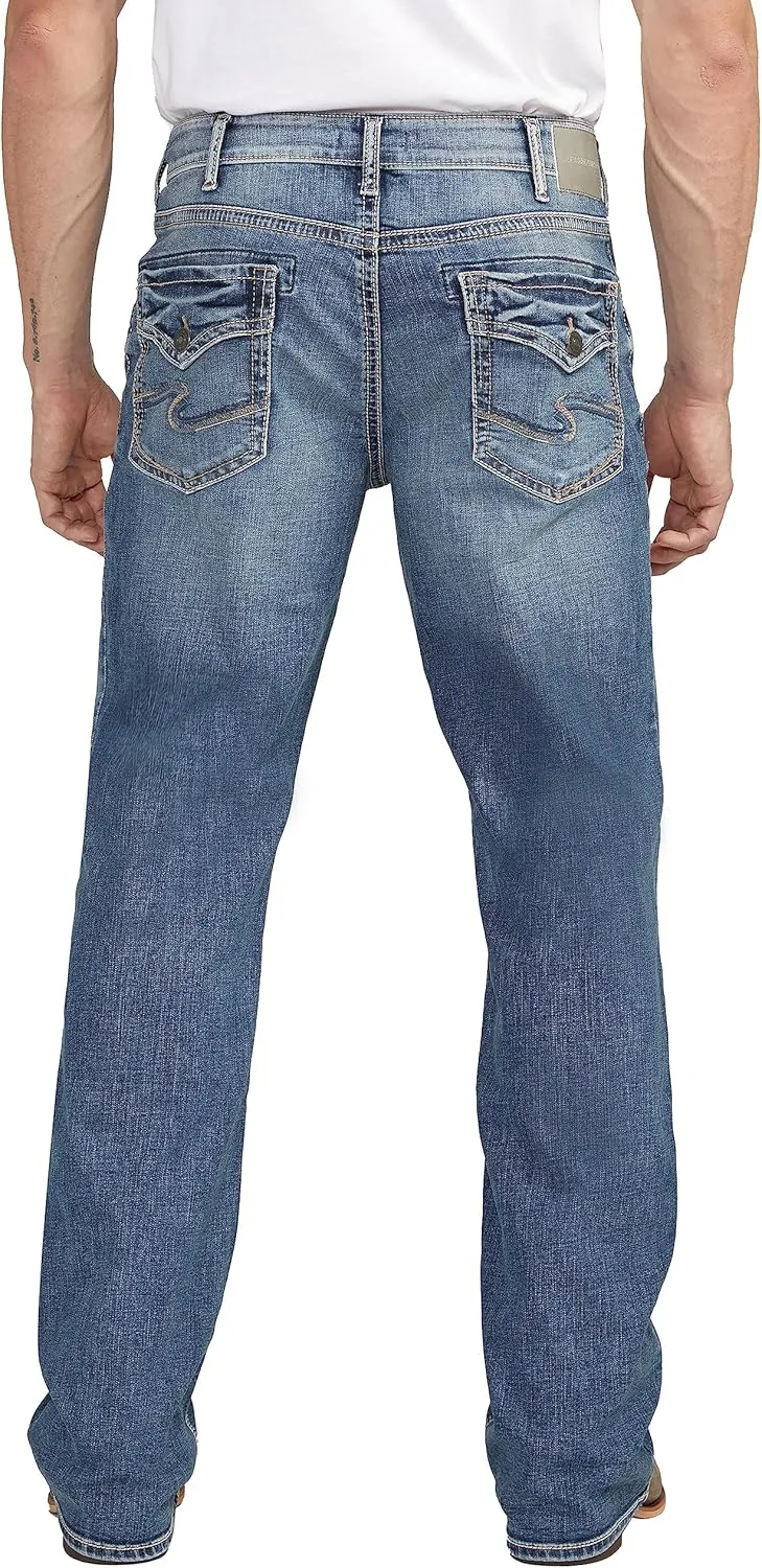 Silver Jeans Co. Men's Zac Relaxed Fit Straight Leg Jeans