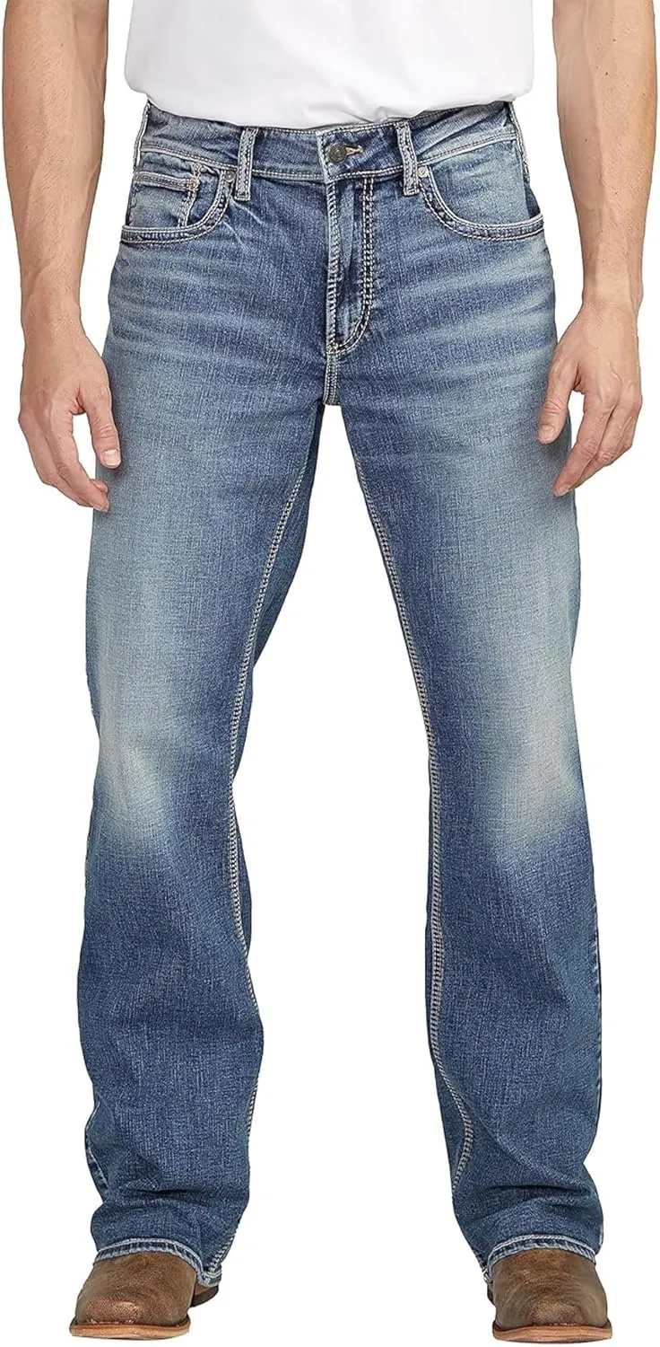 Silver Jeans Co. Men's Zac Relaxed Fit Straight Leg Jeans