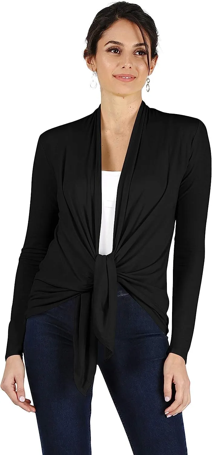 Simlu 3 Pack Lightweight Cardigans for Women Reg and Plus Size Light Cardigans for Women Summer Long Sleeves