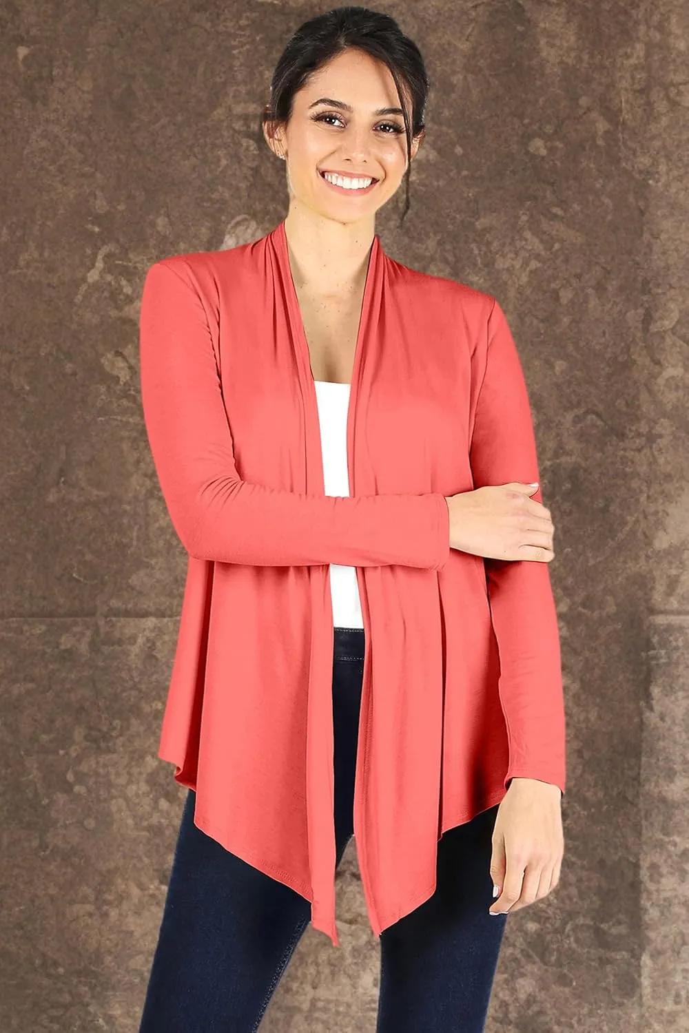 Simlu Lightweight Cardigans for Women Reg and Plus Size Light Cardigans for Women Summer Long Sleeves