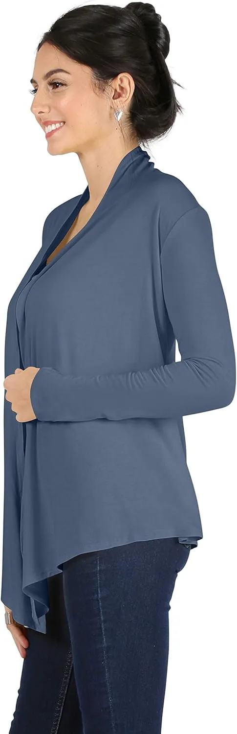 Simlu Lightweight Cardigans for Women Reg and Plus Size Light Cardigans for Women Summer Long Sleeves
