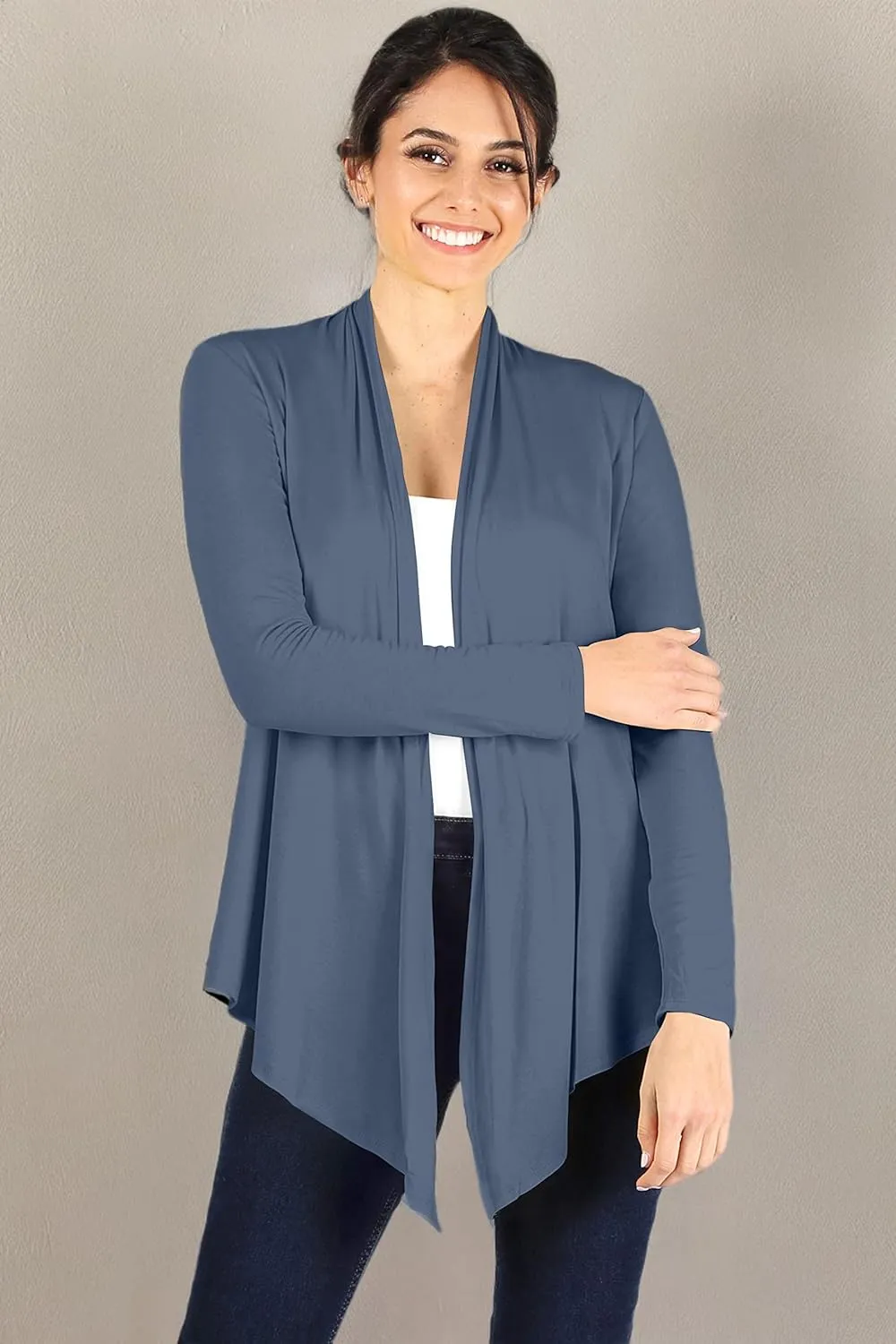 Simlu Lightweight Cardigans for Women Reg and Plus Size Light Cardigans for Women Summer Long Sleeves